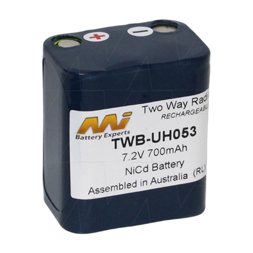 7.2V 700mAh NiCd Rechargeable Battery for Uniden Two-Way Radios - Long-Lasting Power for Outdoor Adventures, Emergency Communication, and Work Sites