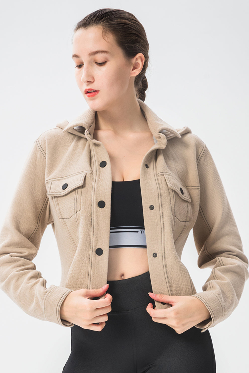 Darren Boyfriend Cropped Jacket - Women's Fashion Outerwear for Spring & Fall | Perfect for Casual Outfits, Date Nights & Street Style Looks