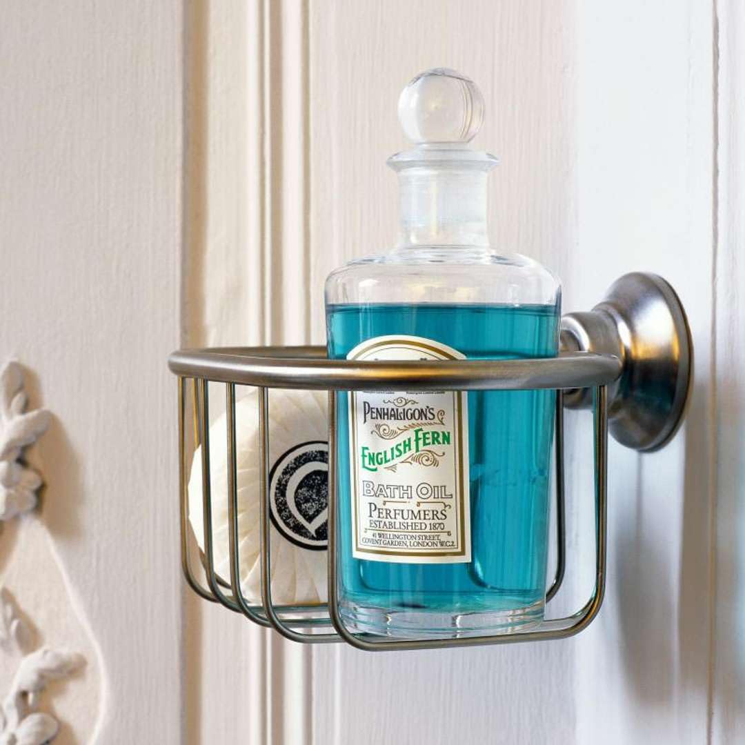 Hansgrohe 42065820 Montreux Brushed Nickel Wall Mount Soap Dish - Bathroom Shower Organizer for Luxury Spa Experience