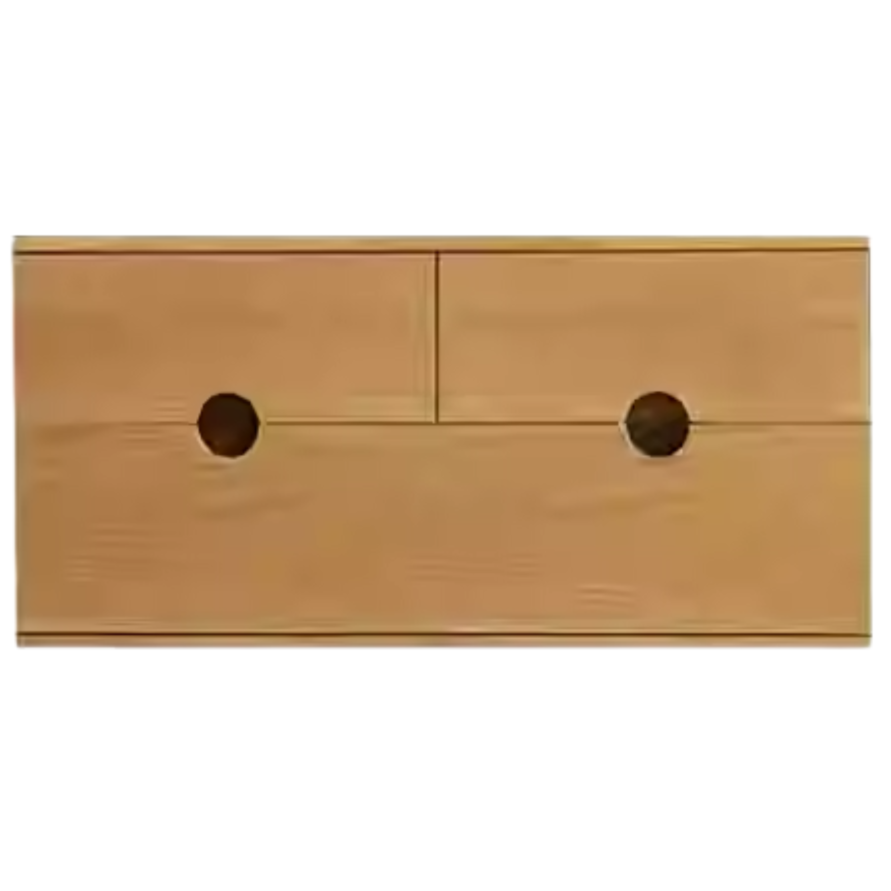 31.5x13.7x14.9 inch /80x35x38 сm /Natural Wood Color/ Three drawer cabinet - D model