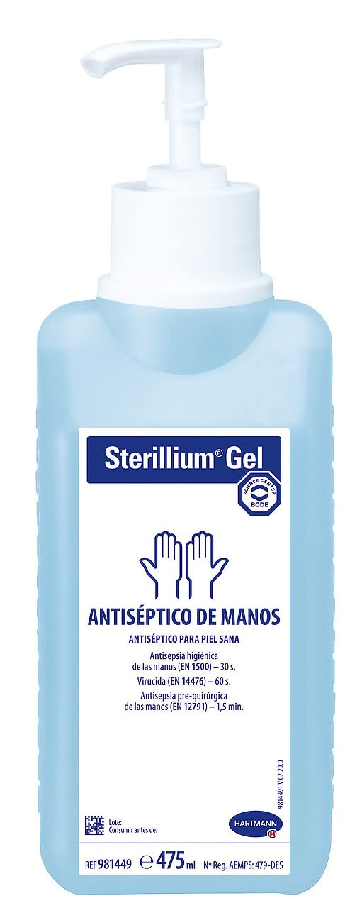 Gel 475 ML with Dispenser Pump | Premium Hand Sanitizer Gel for Home, Office & Travel | Refillable Bottle for Hygiene & Germ Protection