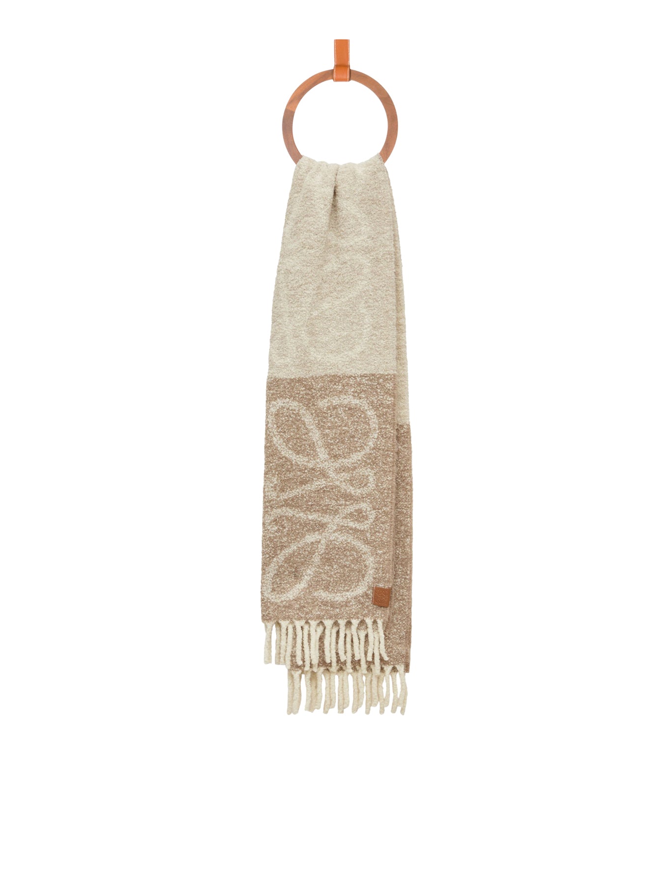 Premium Alpaca and Wool Anagram Scarf - Soft, Warm & Stylish Winter Accessory for Women & Men | Perfect for Cold Weather, Outdoor Activities & Fashion