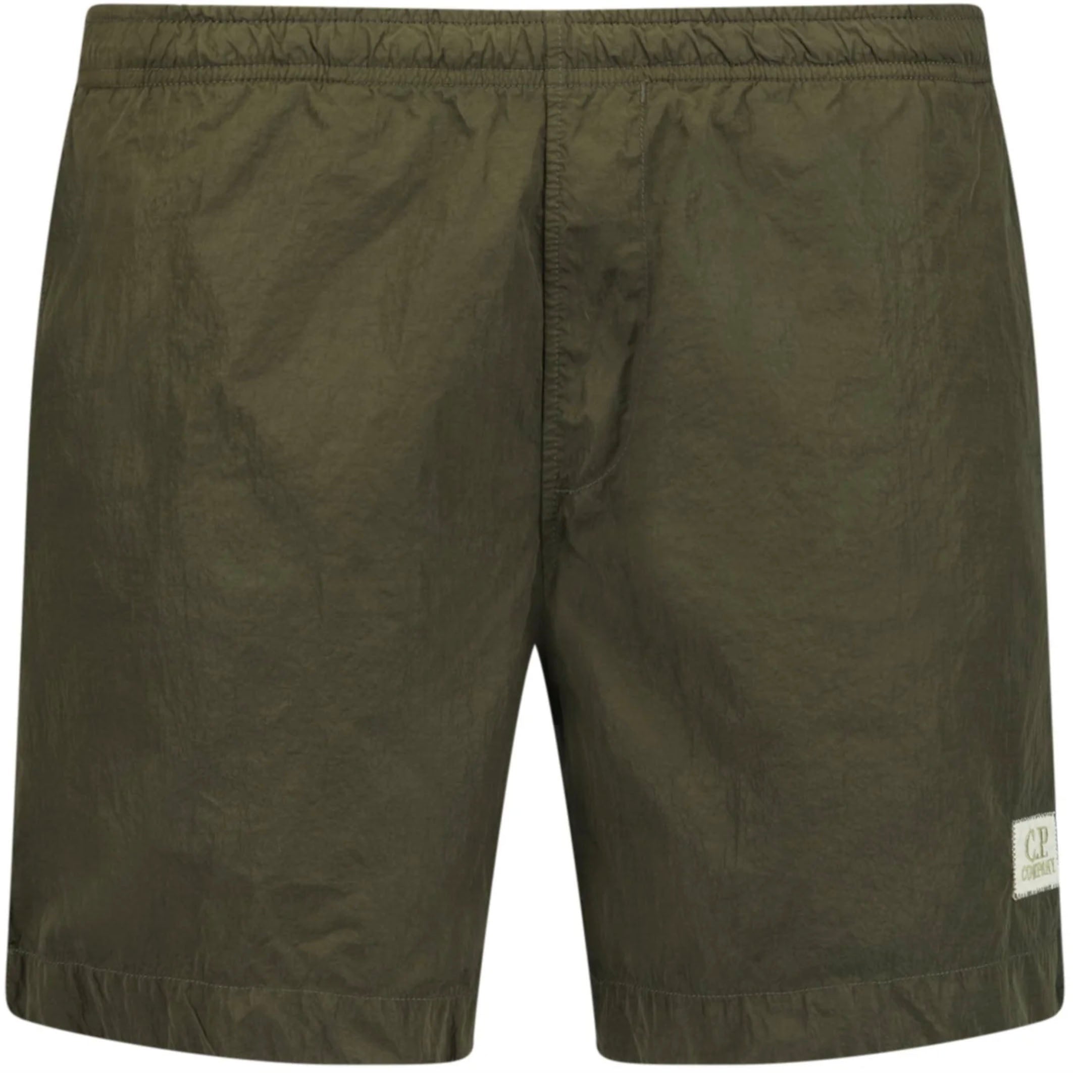 CP Company Chrome Logo Swim Shorts for Men - Quick Dry, Comfortable Swim Trunks for Beach, Pool & Vacation