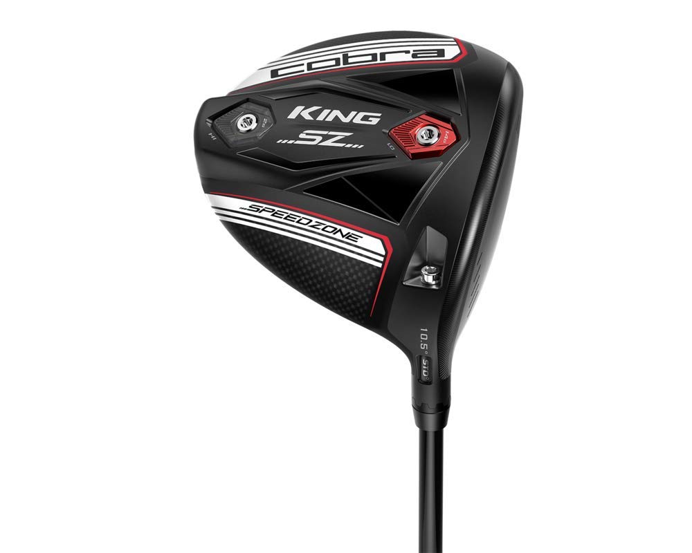 Cobra Golf 2020 Men's Speedzone Driver - Black/White | High Performance Golf Driver for Distance & Accuracy | Perfect for Golfers Seeking Long Drives on the Course