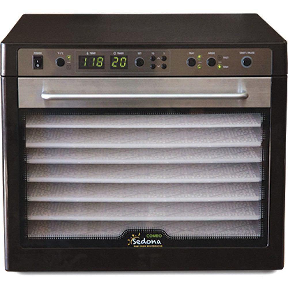 Tribest Sedona Combo SD 9150 Digital Raw Food Dehydrator - Stainless Steel Food Dryer for Jerky, Fruits & Vegetables | Perfect for Healthy Snacks, Camping & Meal Prep