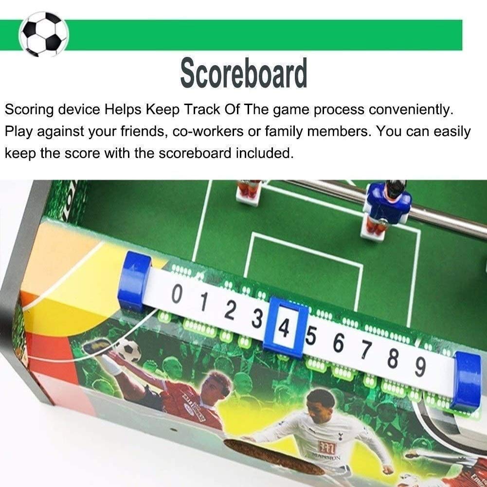 Multi-Game Table with Football, Billiards & Air Hockey - Wooden Combination Game Table for Game Rooms, Playrooms, Bars & Parties - Perfect for Family Fun & Entertainment