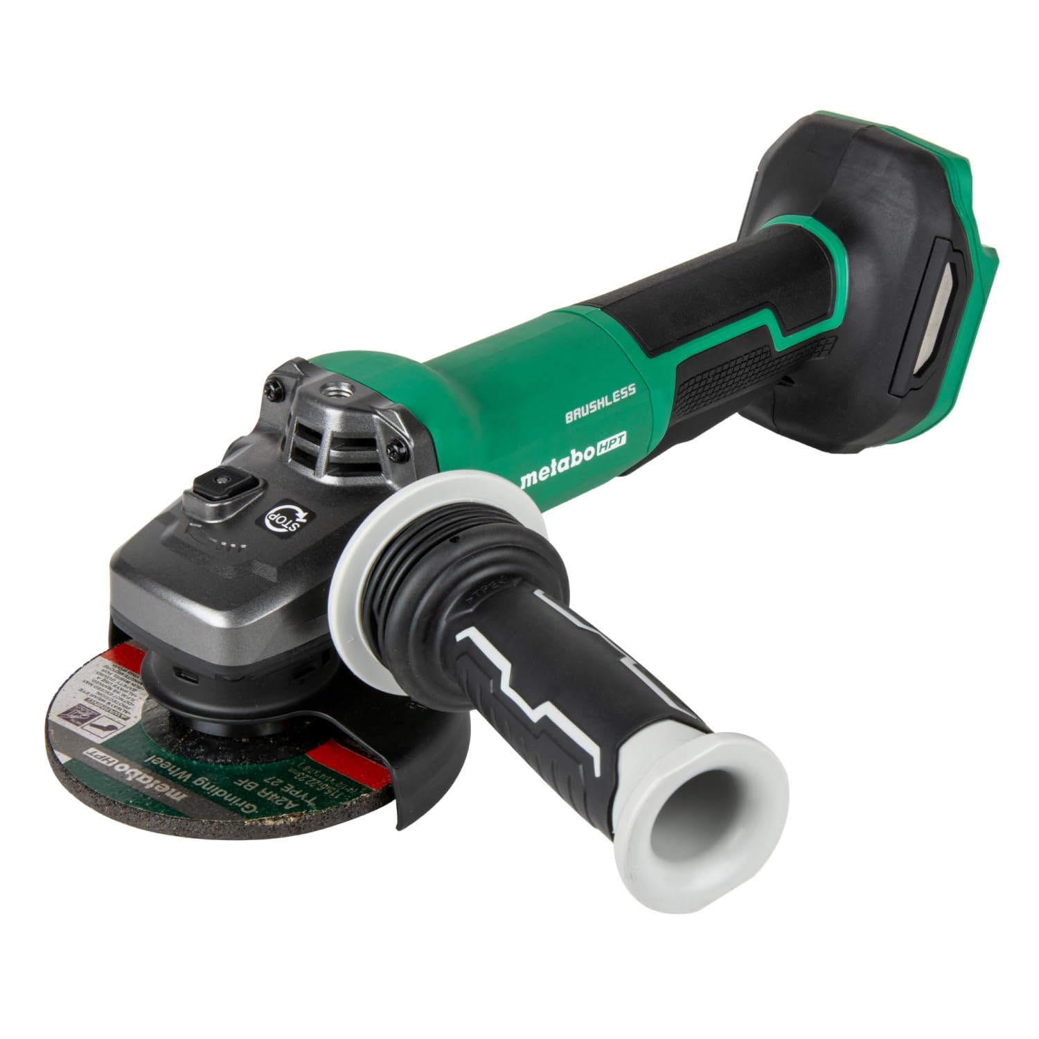Metabo HPT 18V MultiVolt™ Cordless Angle Grinder 4-1/2-Inch - Tool Only (No Battery), 8000 RPM with Paddle Switch & 5 Safety Features, Auto Mode (Model G1812DFQ4) - Perfect for Metal Cutting, Grinding & DIY Projects