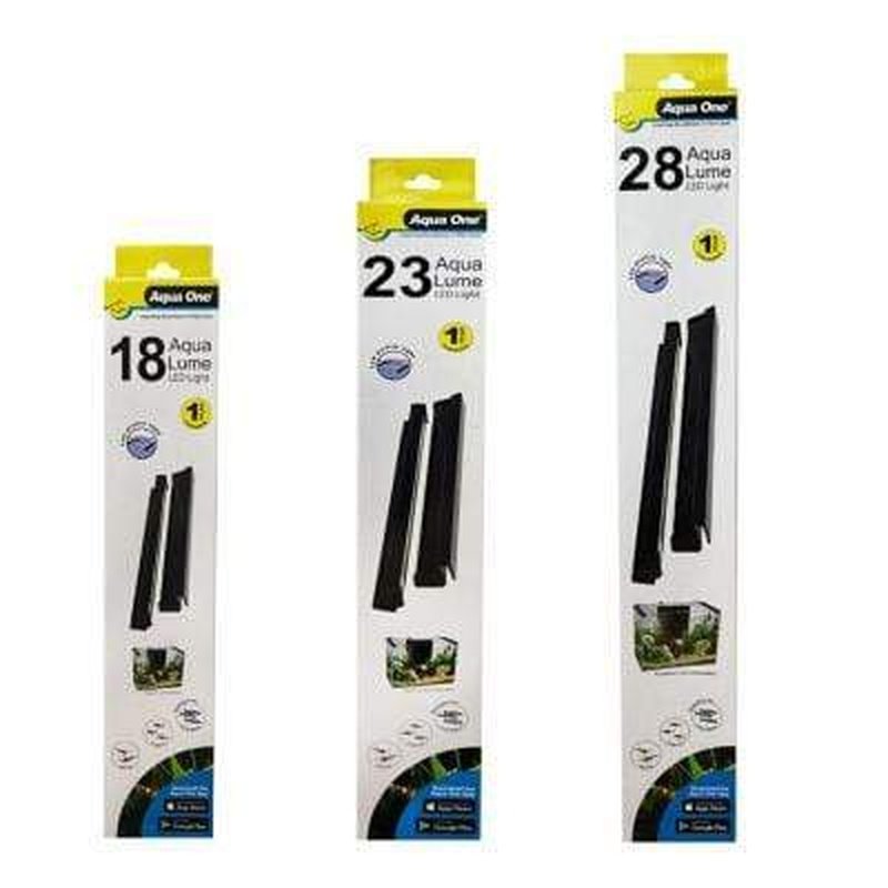 Aqua One AquaLume LED Aquarium Light - Energy Efficient Full Spectrum LED Lighting for Fish Tanks, Planted Aquariums & Coral Reefs (Perfect for Home, Office & Aquatic Pet Stores)