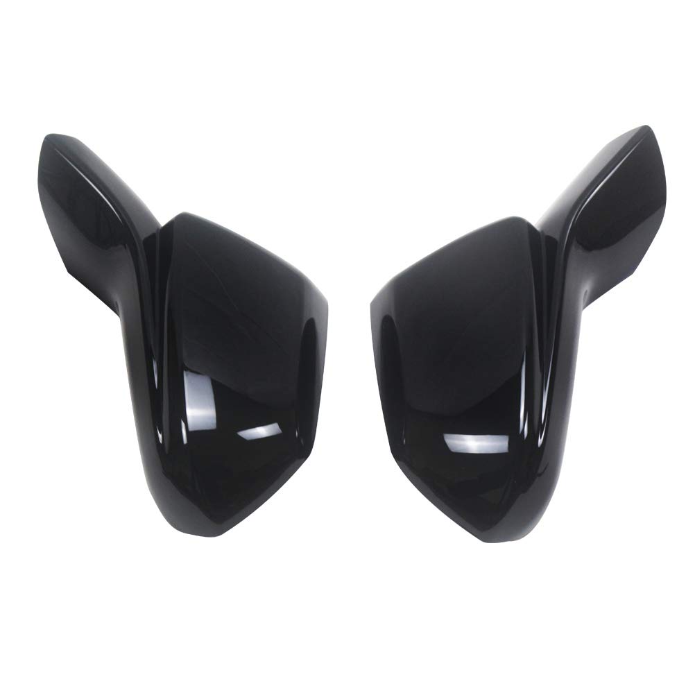 YOUNGERCAR Gloss Black ABS Rearview Mirror Covers for 2016-2019 Chevy Camaro LT/SS/RS/ZL1 - Perfect Fit Front Mirror Overlay for Enhanced Style & Protection (Ideal for Daily Driving, Car Shows & Customization)