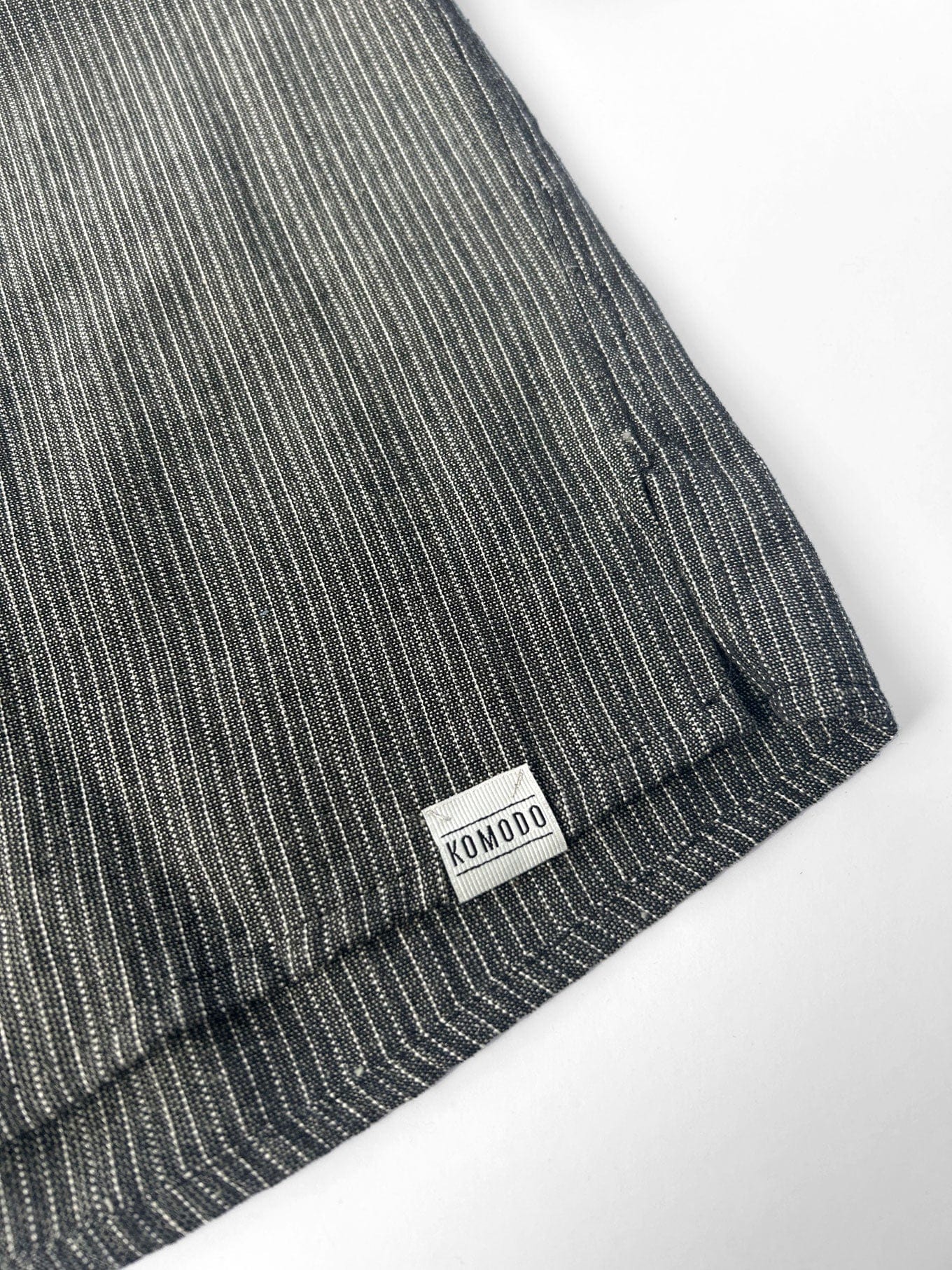 Hanako Women's Organic Cotton Long Sleeve Shirt - Monochrome Striped Casual Top for Work & Everyday Wear | Eco-Friendly Fashion