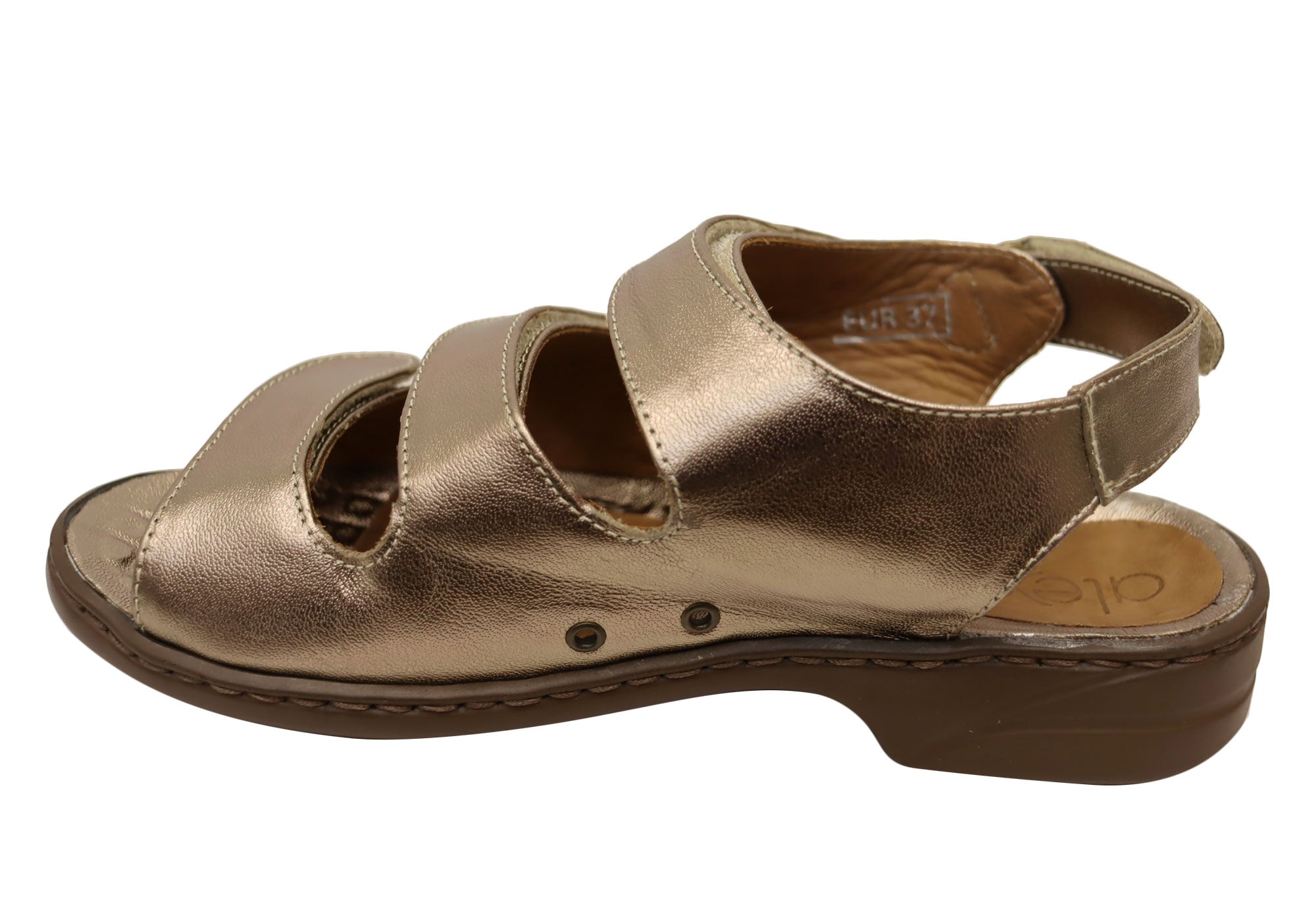 Opananken Michele Women's Comfortable Leather Adjustable Sandals - Stylish Casual Summer Walking Shoes for Beach, Travel and Everyday Wear