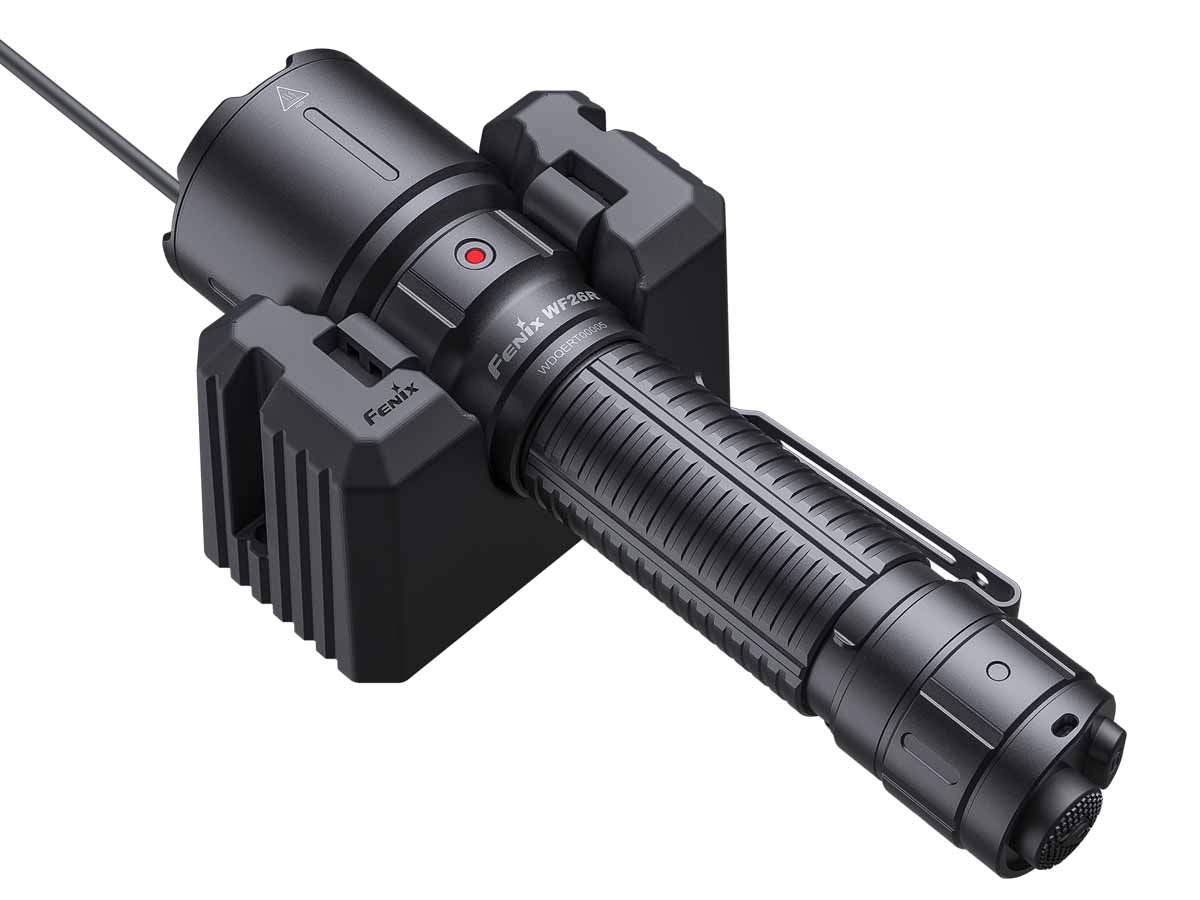 Fenix WF26R Rechargeable LED Flashlight - Custom Engraving Option, 1000 Lumens, Waterproof Tactical Light for Camping, Hiking & Emergency Use