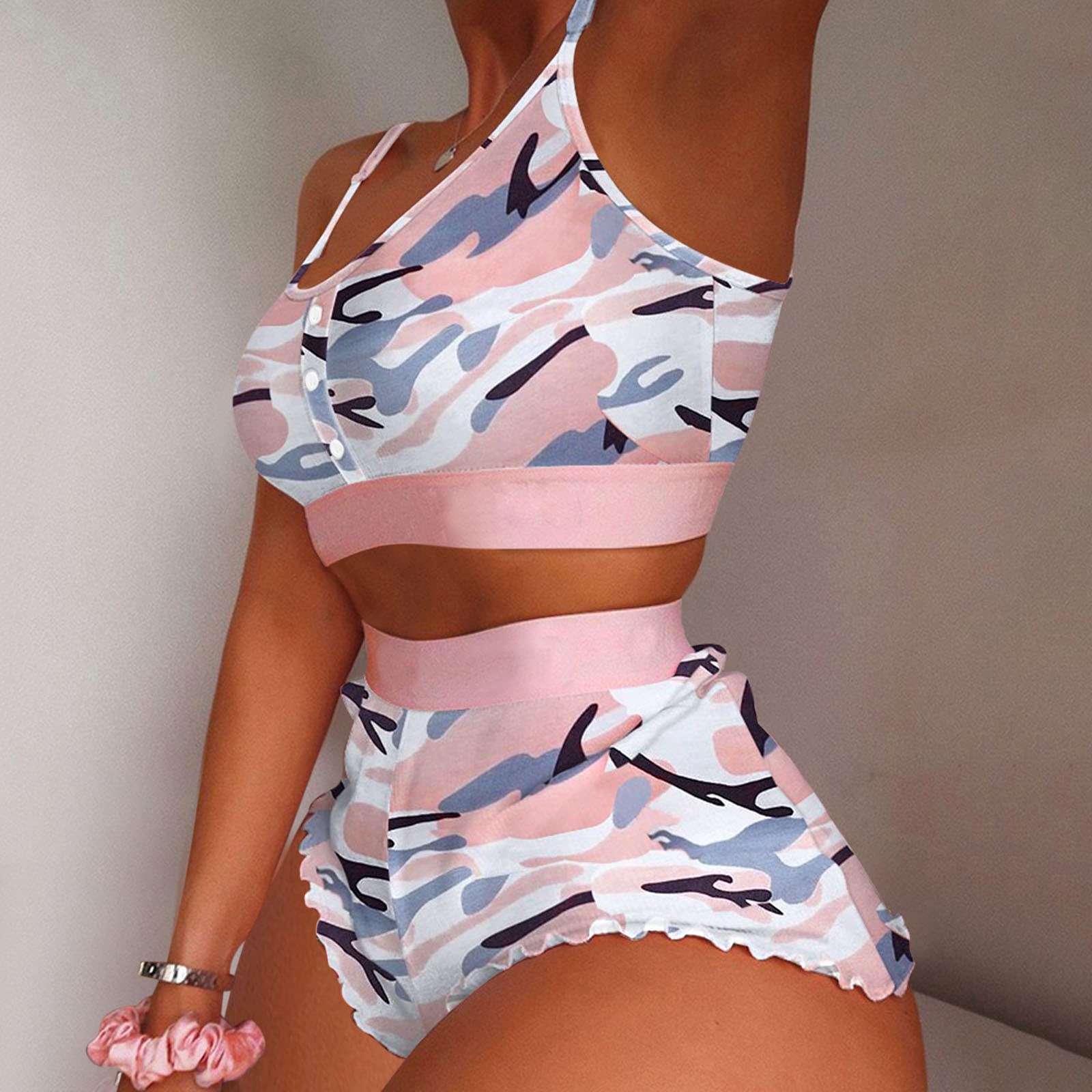 Women's 2-Piece Workout Set - High Waisted Flare Yoga Pants & Trendy Sweater in Baby Pink & Purple | Y2K Gym Outfit for Yoga, Running & Casual Wear | AYBL Style Activewear