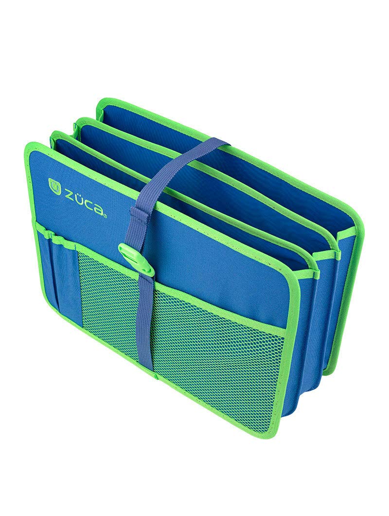 ZUCA Blue & Green Document Organizer - Portable File Folder for Office, School & Travel - Keep Papers Neat & Organized