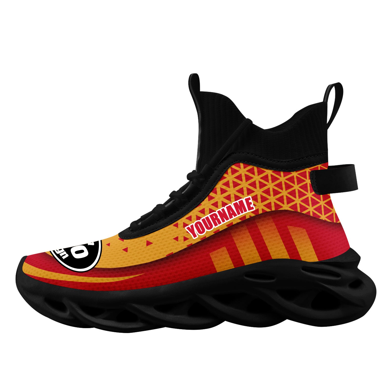 Custom Maxsoul Personalized Sneakers for Men & Women - Breathable Lightweight Running Shoes FN029A D023032 (Size 10) - Perfect for Gym, Jogging & Casual Wear