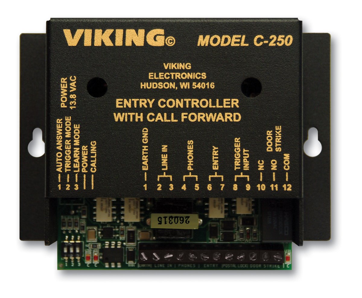 VIKING Entry Phone Controller & Call Router - Secure Home & Office Intercom System for Apartment, Villa & Business Access Control