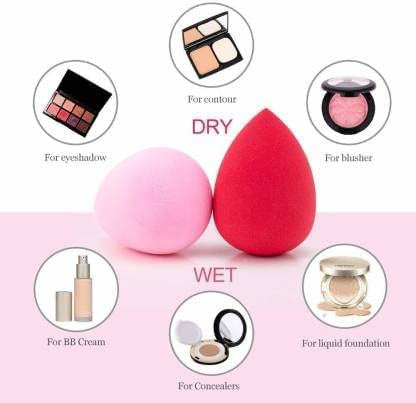 Zirak 10-Piece Makeup Sponge Set - Soft Beauty Blender Sponges for Flawless Foundation & Concealer Application - Perfect for Professional Makeup Artists & Everyday Use