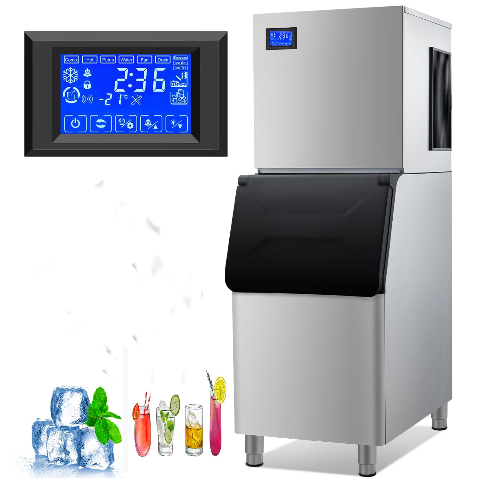 Garvee Commercial Ice Maker Machine - 22