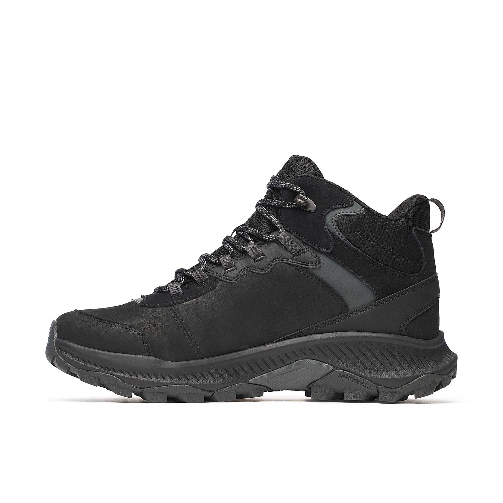 Merrell Speed Strike 2 Mid Leather WP Hiking Boots for Men - Waterproof Outdoor Trekking & Trail Running Shoes for Mountain Climbing & Camping Adventures