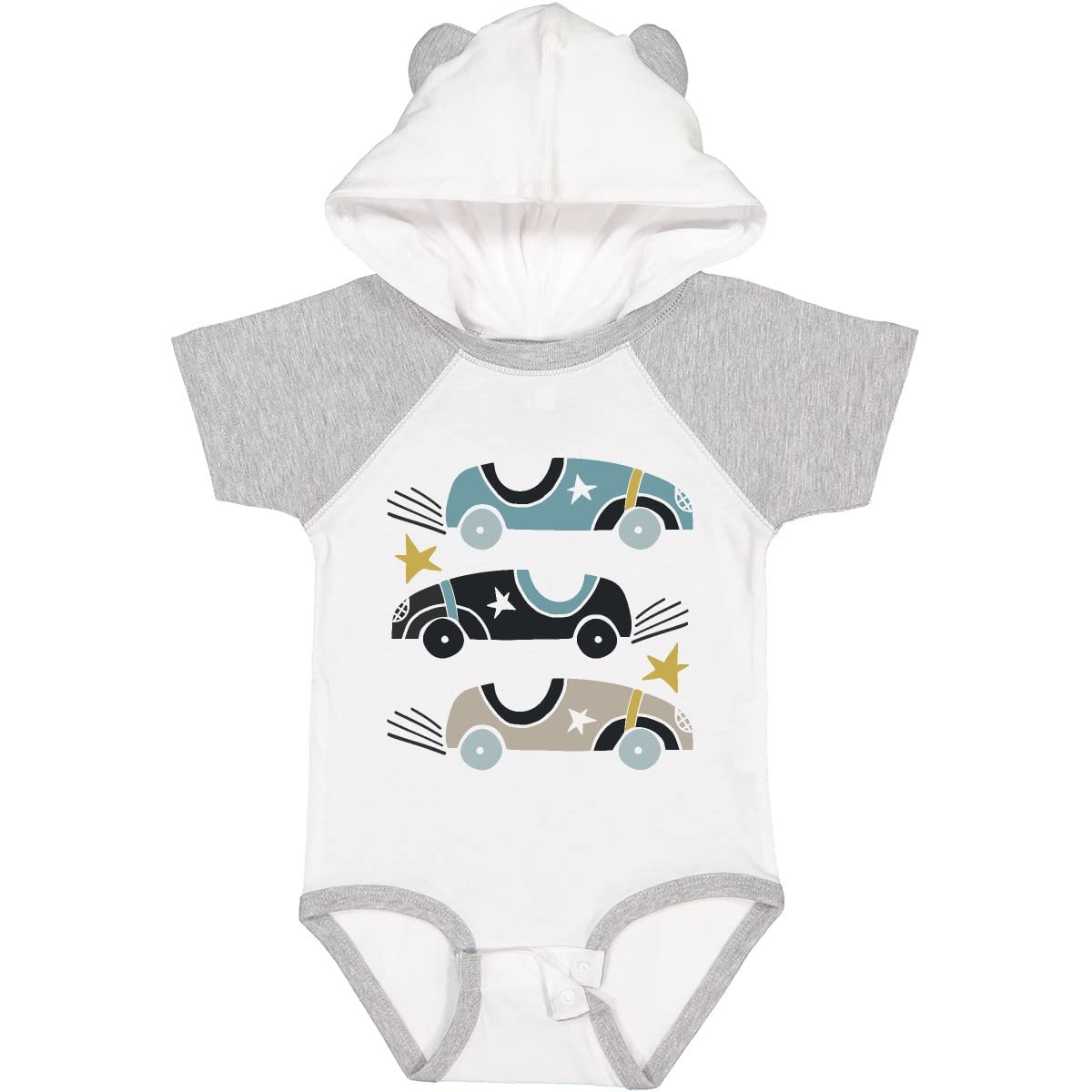 Inktastic Race Car Baby Bodysuit - Cute Boys' Short Sleeve Onesie for Newborns & Infants - Perfect for Playtime, Photo Shoots & Everyday Wear