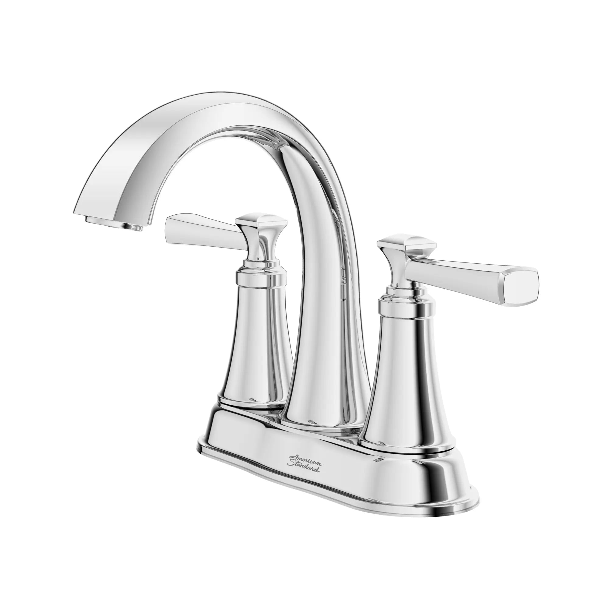 Glenmere 4 Inch Centerset 2 Handle Bathroom Faucet - 1.2 GPM/4.5 LPM Water-Saving Design with Lever Handles - Perfect for Small Bathrooms, Powder Rooms & Vanities