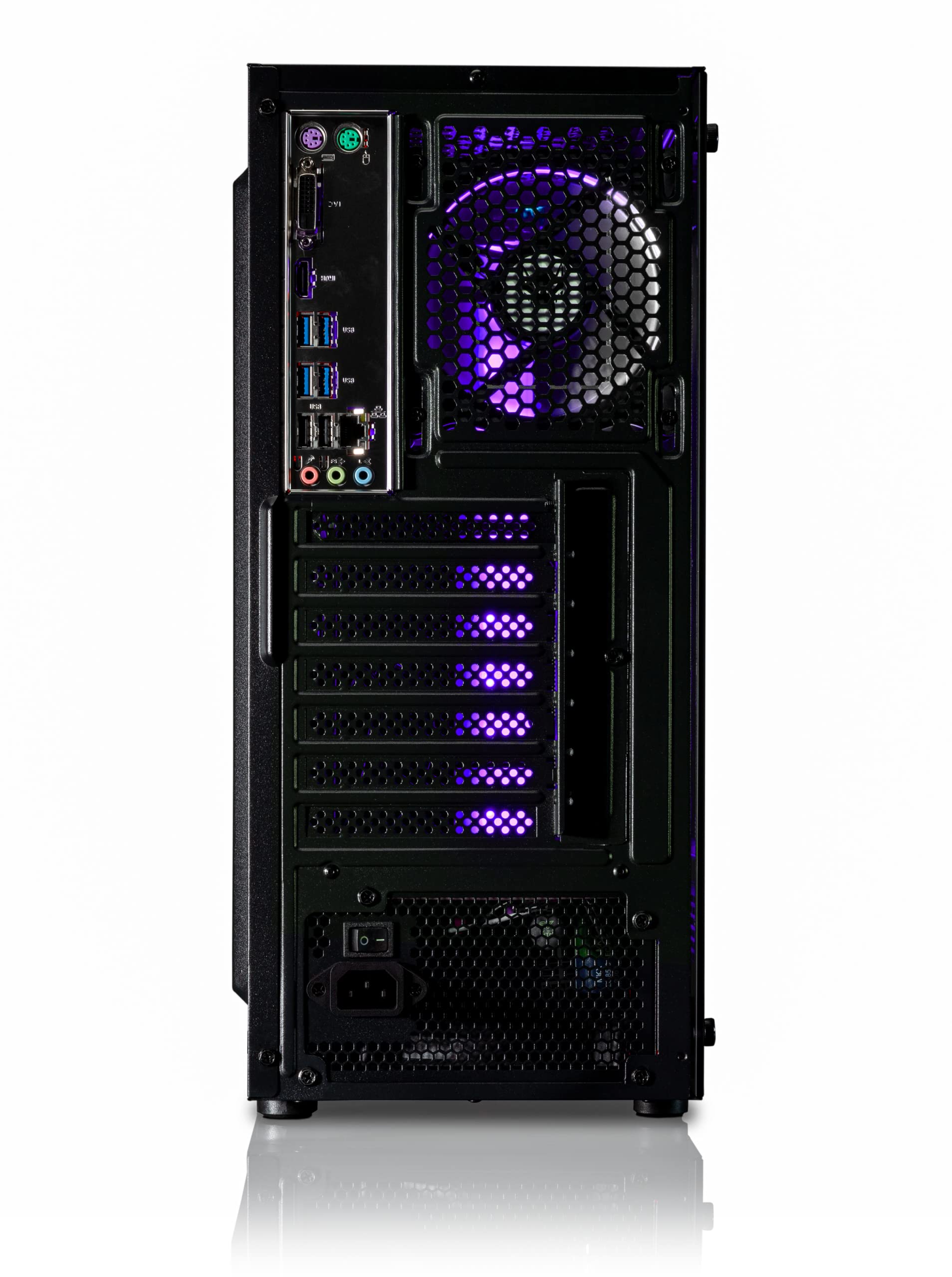 BEASTCOM® Q3 Essential Gaming PC - AMD Ryzen 5 5600X 4.2GHz 6-Core, Radeon Vega Graphics, 16GB DDR4 RAM, 1TB NVMe SSD, Windows 11 Pro - Perfect for 4K Gaming, Streaming & Content Creation
