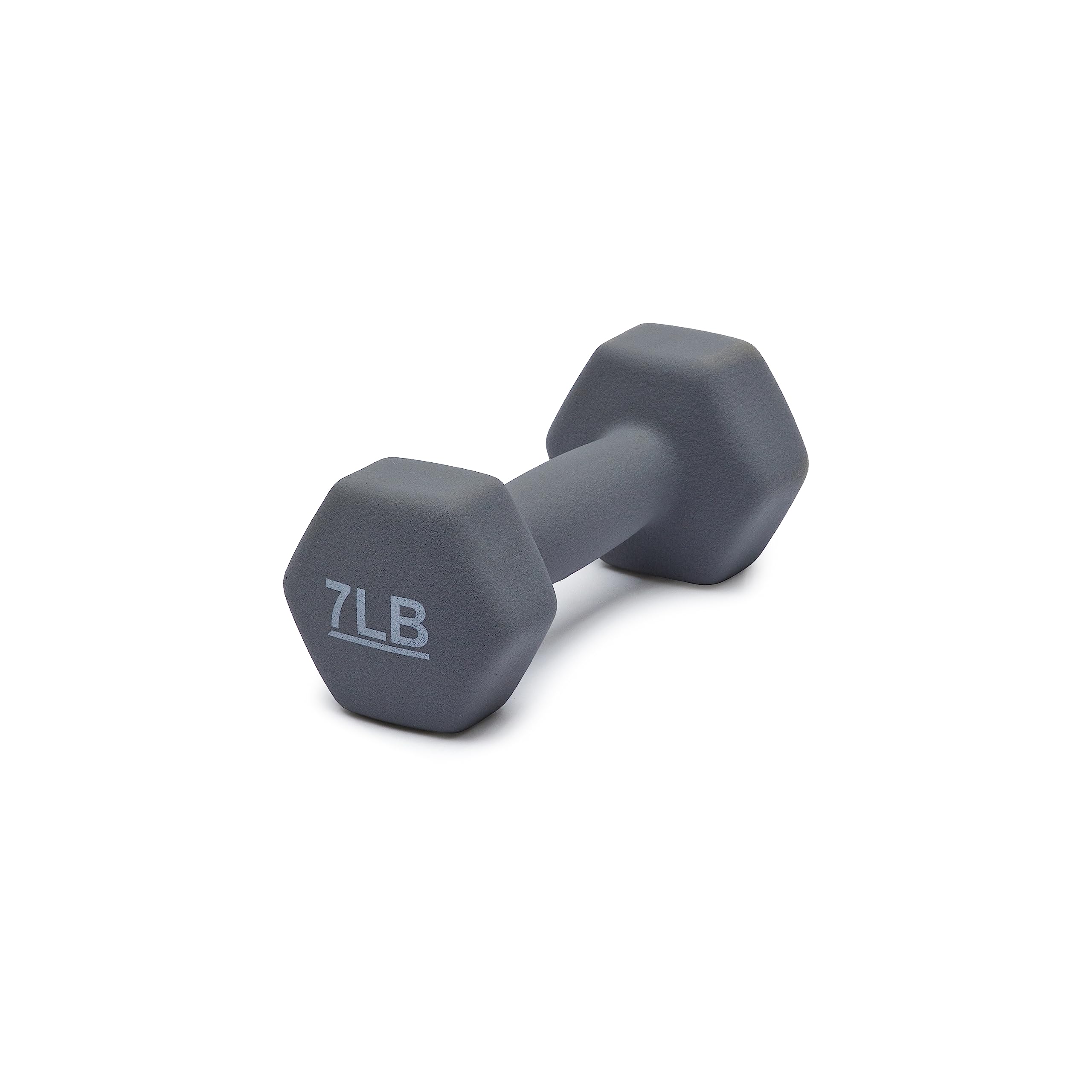 Amazon Basics Neoprene Dumbbell Hand Weights - 1-10 lbs Set for Home Gym, Strength Training & Fitness Workouts - Non-Slip Grip for Yoga, Pilates & Cardio Exercises