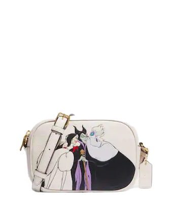 Coach Disney X Coach Mini Jamie Camera Bag with Villains Motif - Stylish Crossbody Purse for Women, Fashion Accessory for Disney Fans, Perfect for Travel, Parties & Everyday Use