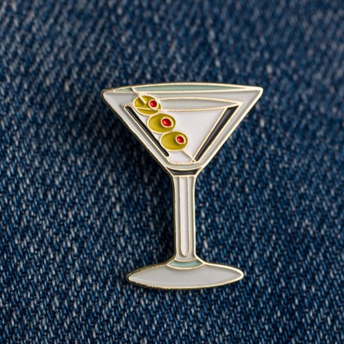 Love & Victory Cocktail Pin Martini - Elegant Bar Accessories for Bartenders, Party Favors & Bridal Shower Gifts - Perfect for Cocktail Parties, Weddings & Special Events