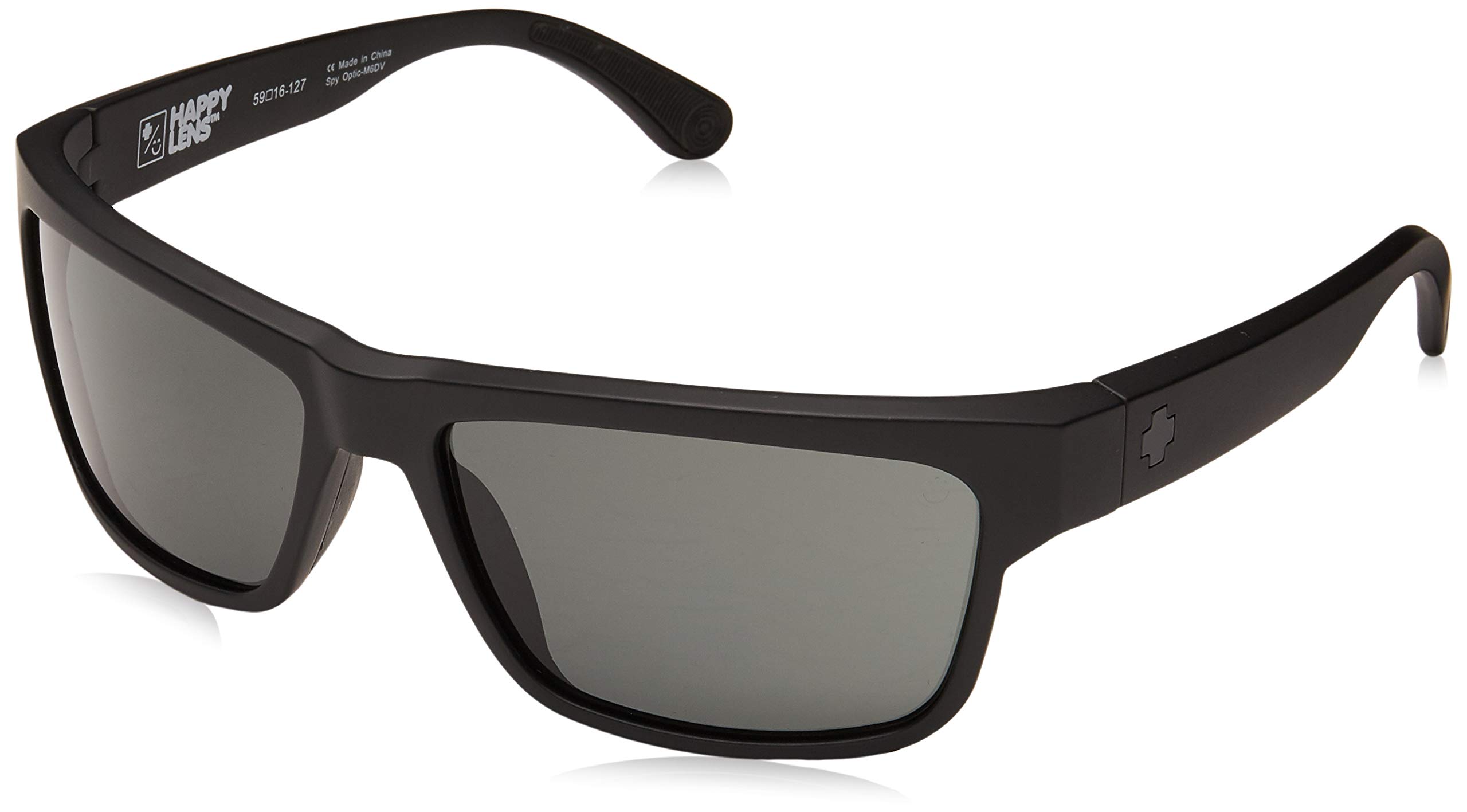 Spy Optic Frazier Wrap Polarized Sunglasses for Men & Women - UV400 Protection, Lightweight Sports Shades for Running, Cycling, Fishing & Outdoor Activities