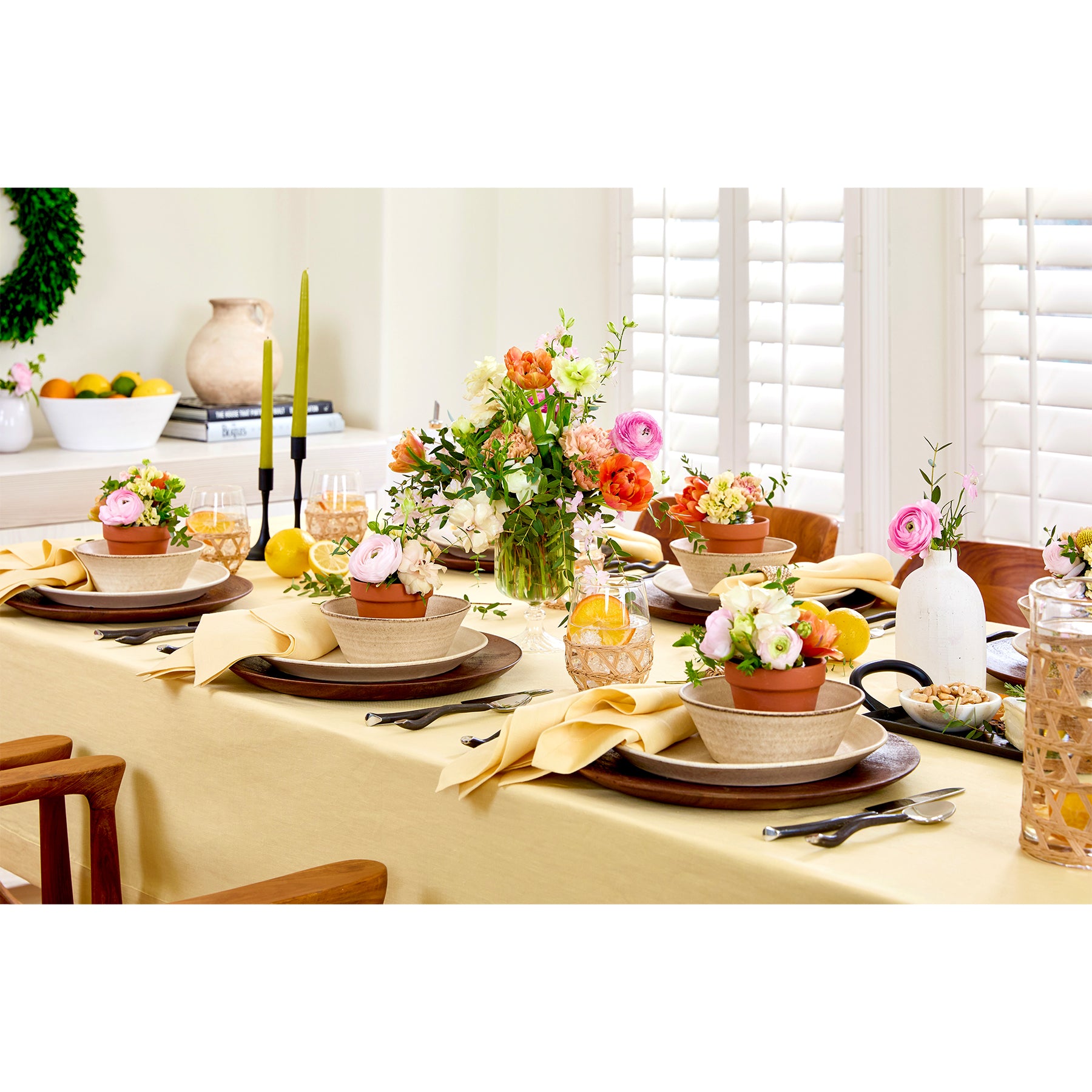 Premium Extra Large Fete Tablecloth - Waterproof & Stain-Resistant for Outdoor Parties, Weddings, and Events