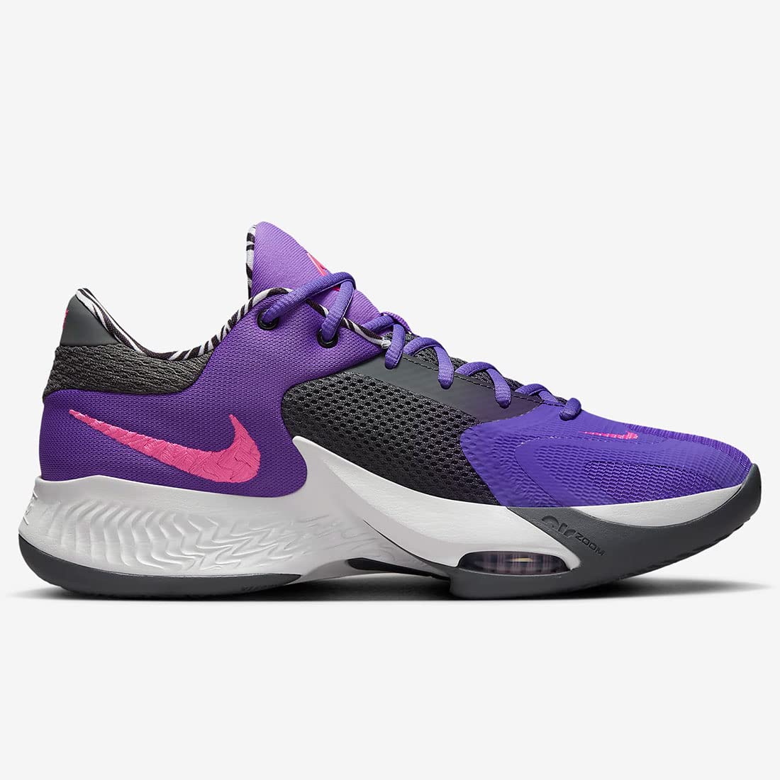 Nike Zoom Freak 4 Basketball Shoes for Men - High-Performance Hoops Sneakers with Responsive Cushioning - Perfect for Court Play, Training & Streetwear Fashion