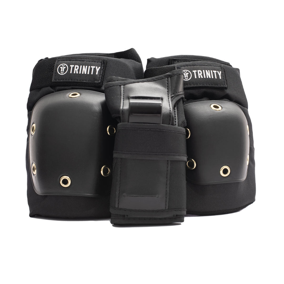 Trinity Protective Pad Pack - 3-in-1 Cushioning Set for Sports, Yoga & Fitness - Knee, Elbow & Wrist Support for Workouts, Gym & Outdoor Activities