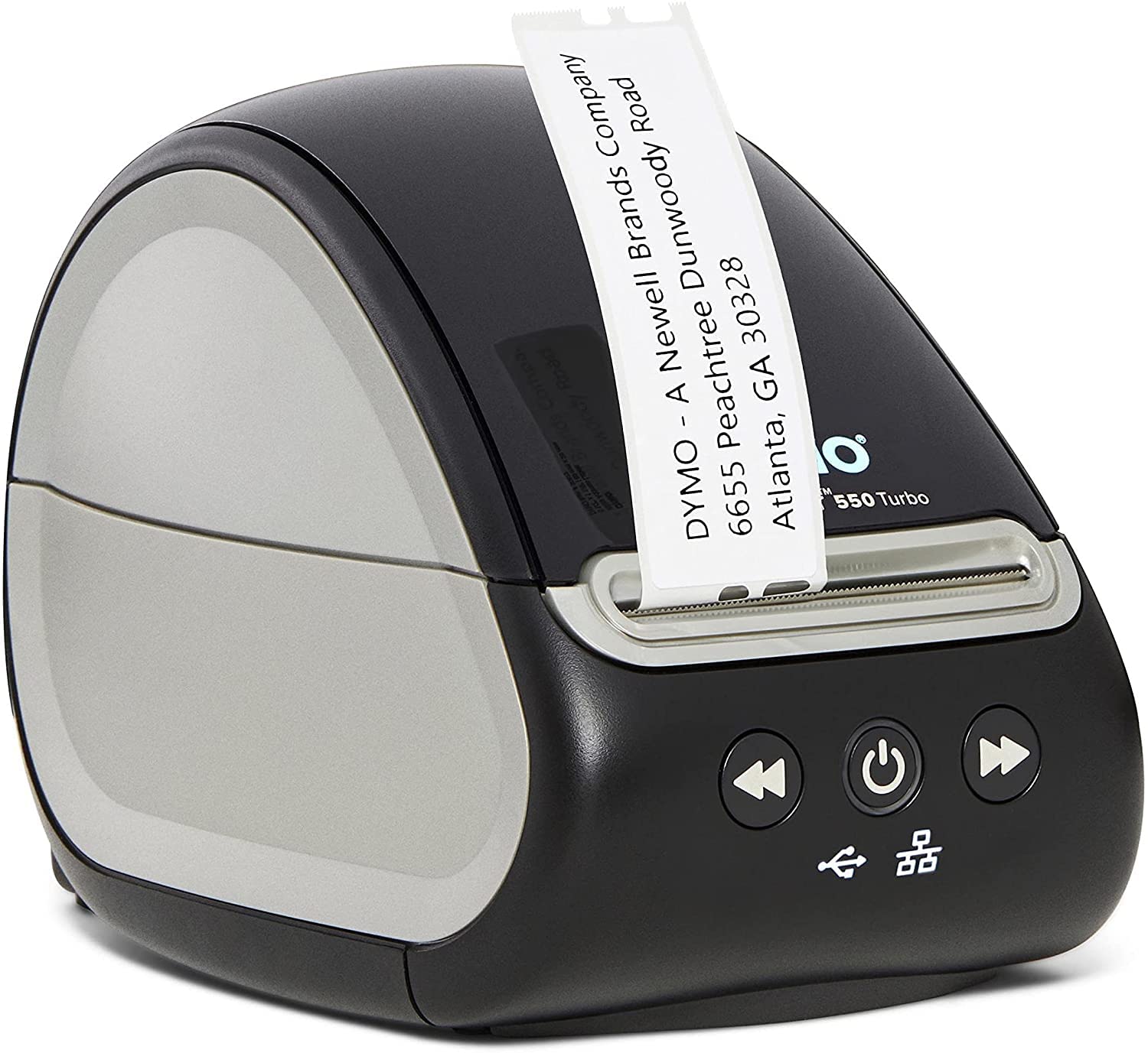 DYMO LabelWriter 550 Turbo Direct Thermal Label Printer - High Speed 90 Labels/Min, 300 dpi Resolution, USB & LAN Connectivity, Auto Label Detection | Perfect for Shipping Labels, Inventory Management & Small Business Packaging