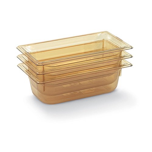 Vollrath Super Pan 3 Amber 1/3 Size High-Temperature 3.6 Qt. Saucepan - Perfect for Commercial Kitchens, Restaurants & High-Heat Cooking