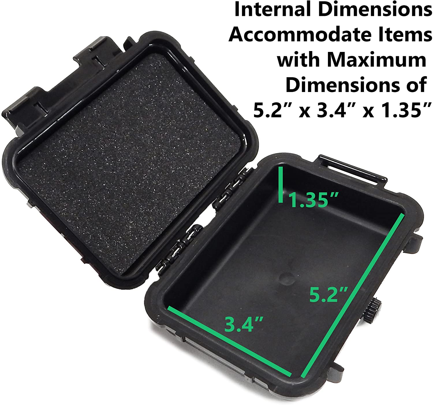 CASEMATIX Waterproof Hard Drive Case for Crucial X8 1TB/500GB Portable SSD - Shockproof Protective Storage Pouch with Accessory Pocket | Perfect for Travel, Outdoor Adventures & Data Backup