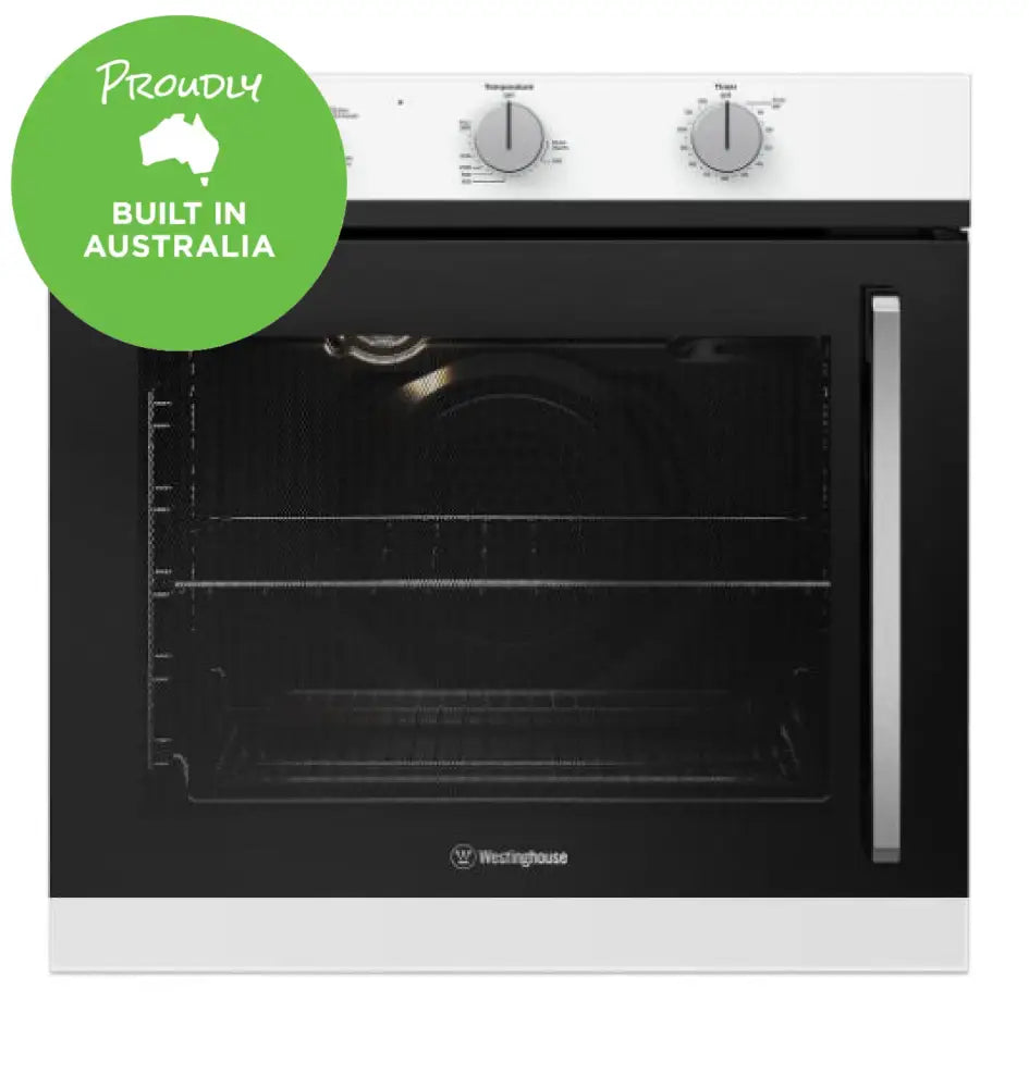 Westinghouse WVES613WC 60cm Multi-Function 5 Oven with Side Opening - White | Built-in Electric Oven for Baking, Roasting & Grilling | Perfect for Kitchens, Restaurants & Bakeries
