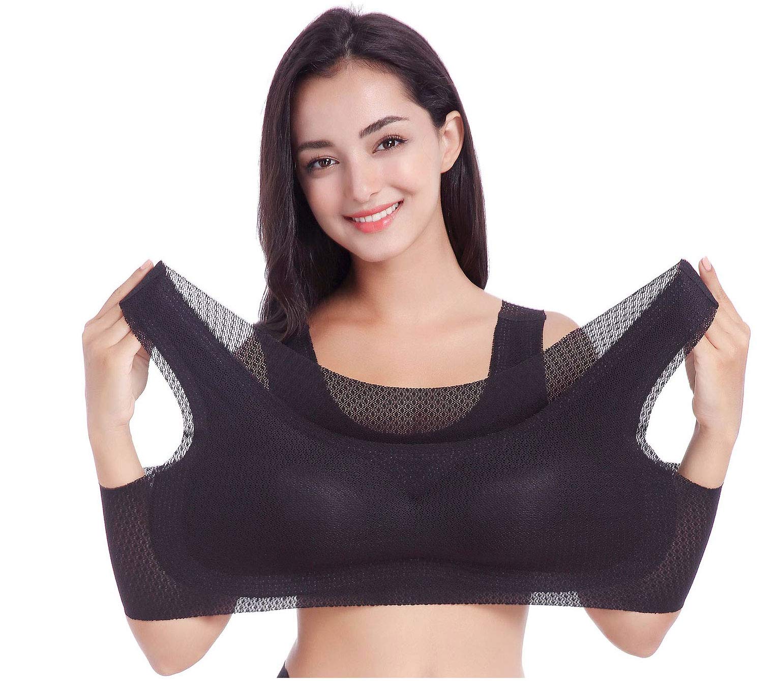 FEOYA Women's Seamless Sports Bras - Soft Wireless Comfort Bras for Yoga, Running & Sleep | Breathable Workout & Lounge Bras for Daily Wear