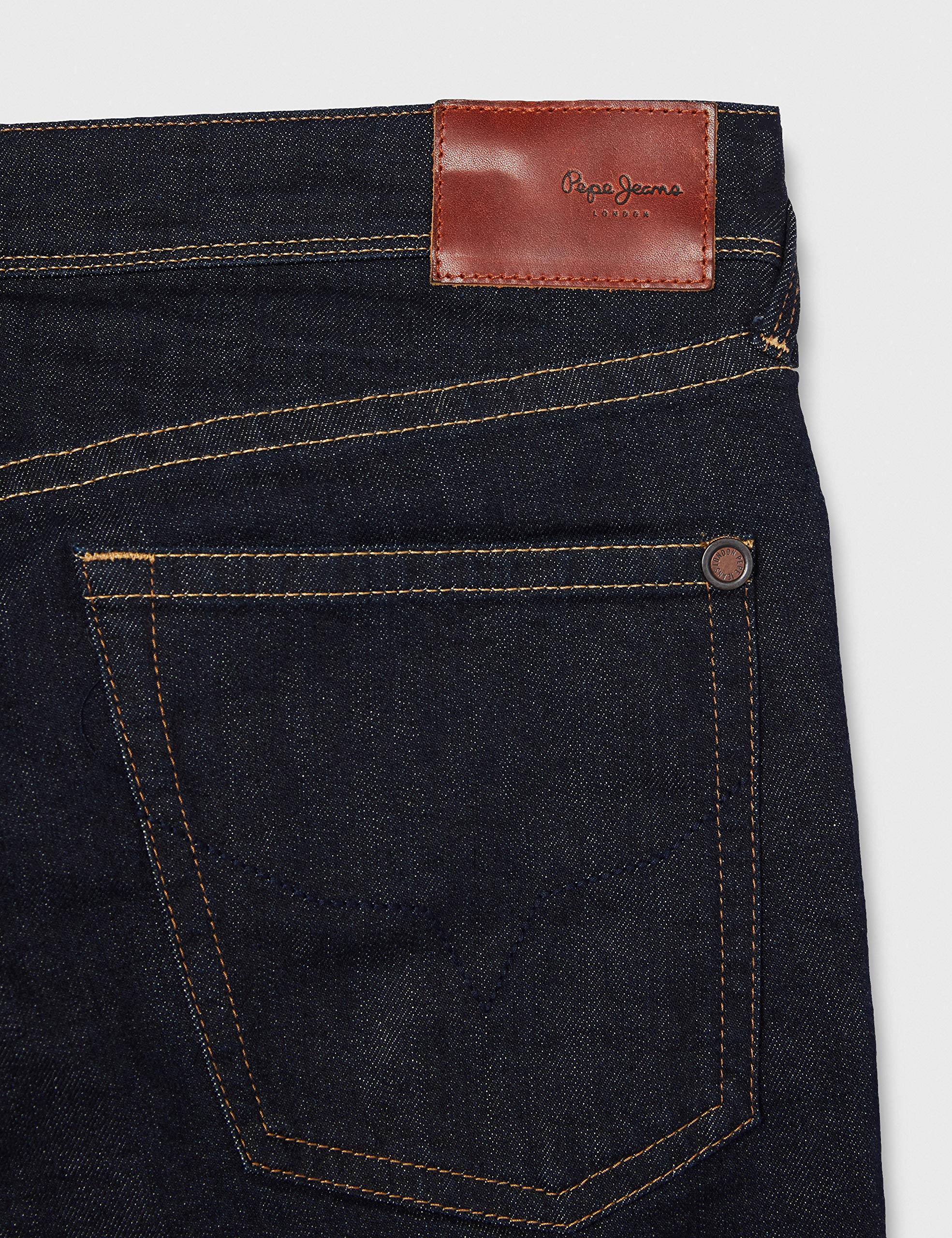 Pepe Jeans Hatch Denim Jeans for Men - Size 31x32 | Slim Fit Stretch Denim Pants | Perfect for Casual Wear & Everyday Outfits