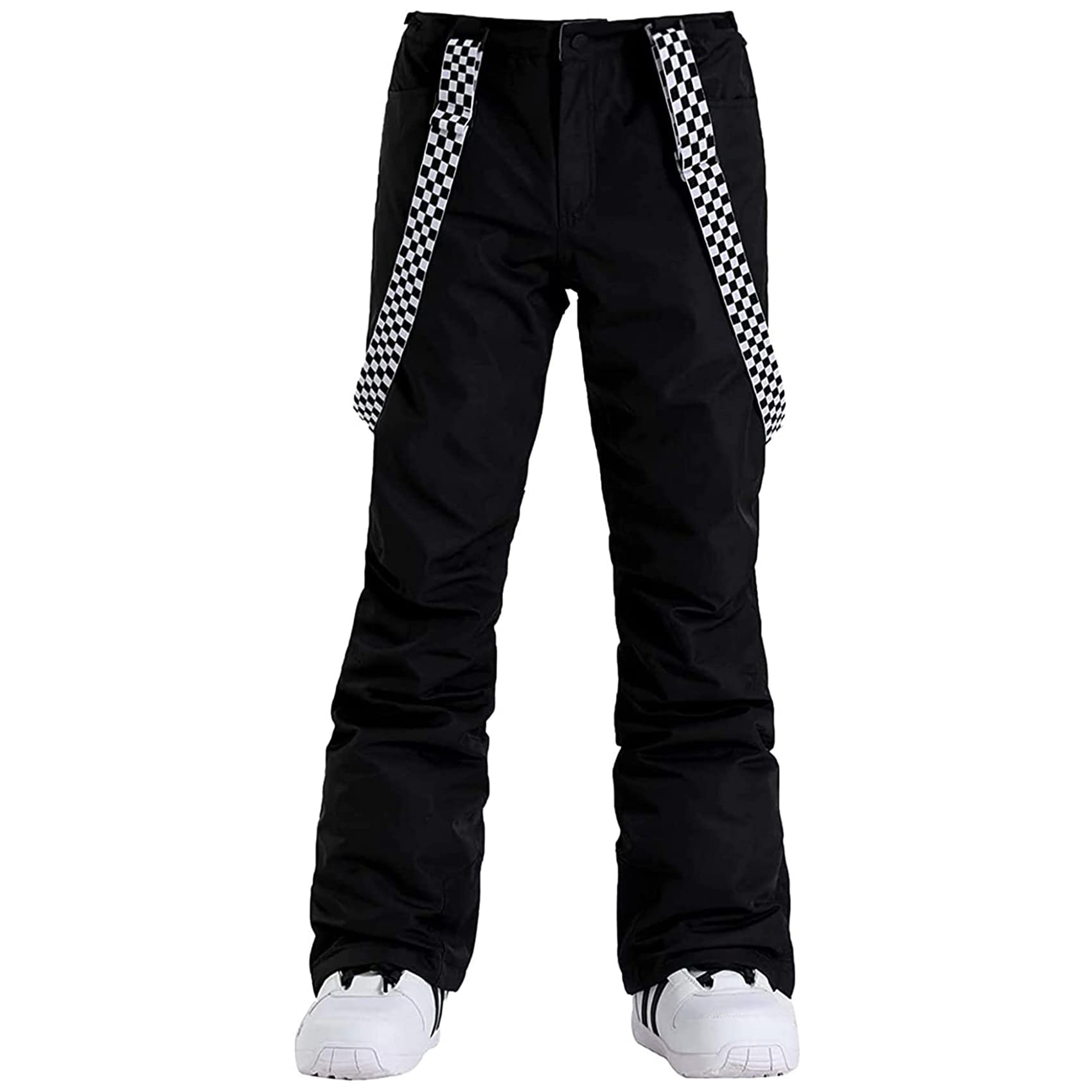 IMPHUT Women's Waterproof Ski Pants - Winter Snowboard Bib Overalls for Hiking & Snow Sports - Warm Insulated Snow Pants for Skiing & Outdoor Activities