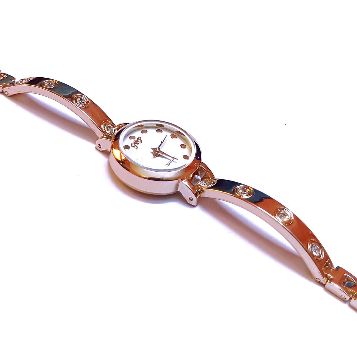 Luxury Artificial Diamond Women's Watch - Elegant Rose Gold Quartz Timepiece for Ladies & Girls | Perfect Gift for Friends, Birthdays & Special Occasions | Stylish Jewelry Watch for Everyday Wear & Formal Events