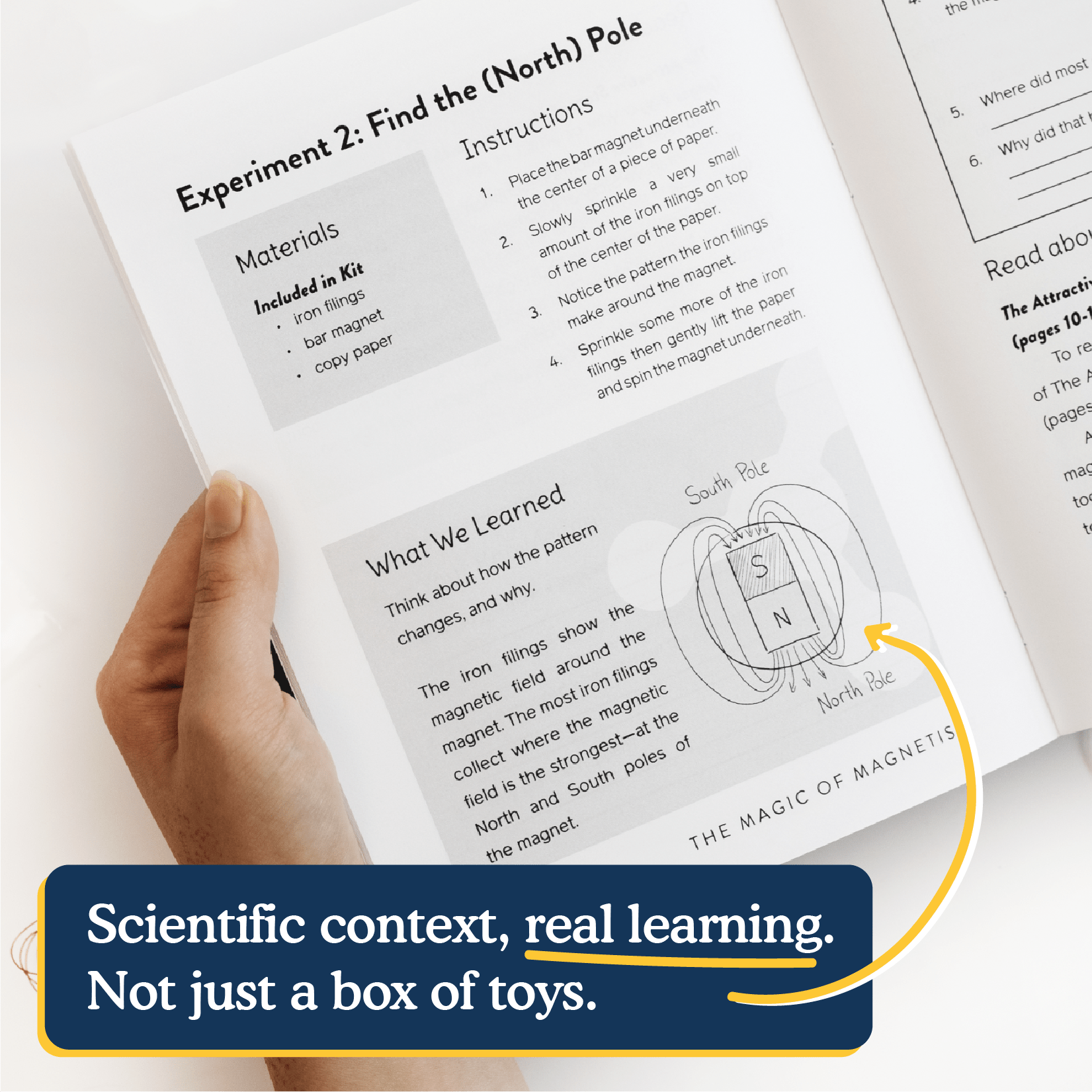 Noeo Mini Magnetic Science Kit for Kids - Fun & Educational STEM Toy with Magnets for Learning & Experiments | Perfect for Home, Classroom & Science Fair Projects