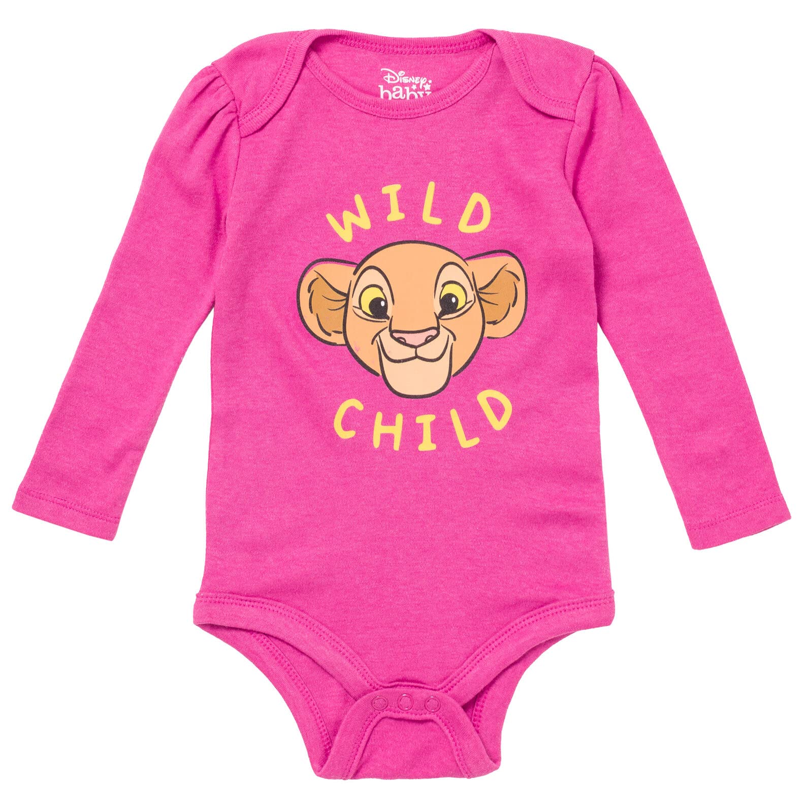 Disney Princess Baby Bodysuits 5-Pack - Lion King, 101 Dalmatians, Ariel & More | Newborn to Infant Cute Onesies for Girls | Perfect for Disney-Themed Parties, Photo Shoots & Everyday Wear