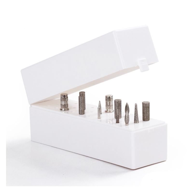 Professional Nail Drill Bit Holder for Manicure & Pedicure - Organize & Store Your Nail Art Accessories - Perfect for Home Salons & DIY Nail Care