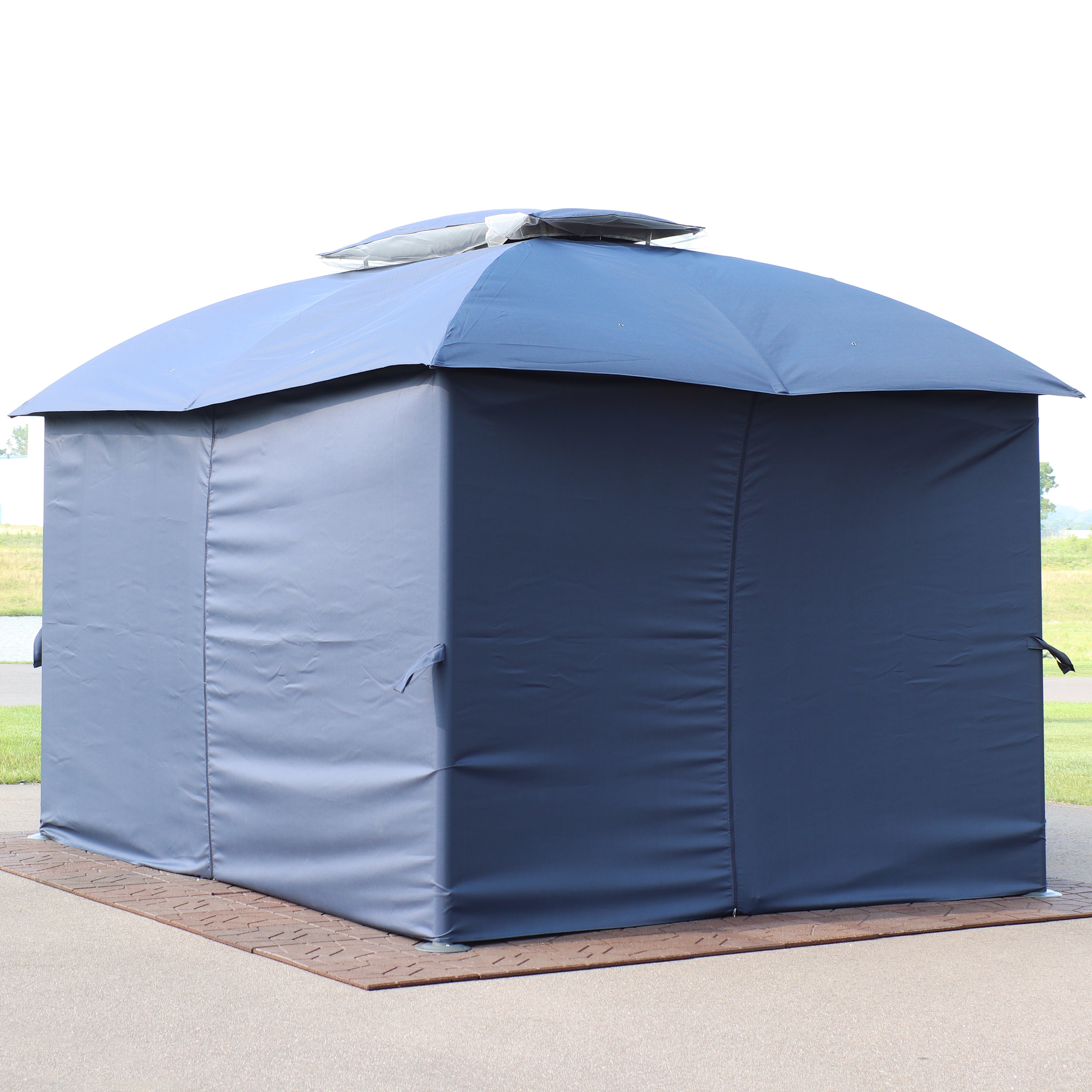 10' x 13' Outdoor Gazebo with Mesh Screens & Privacy Walls - Perfect for Patio, Backyard, Garden Parties & Summer Relaxation