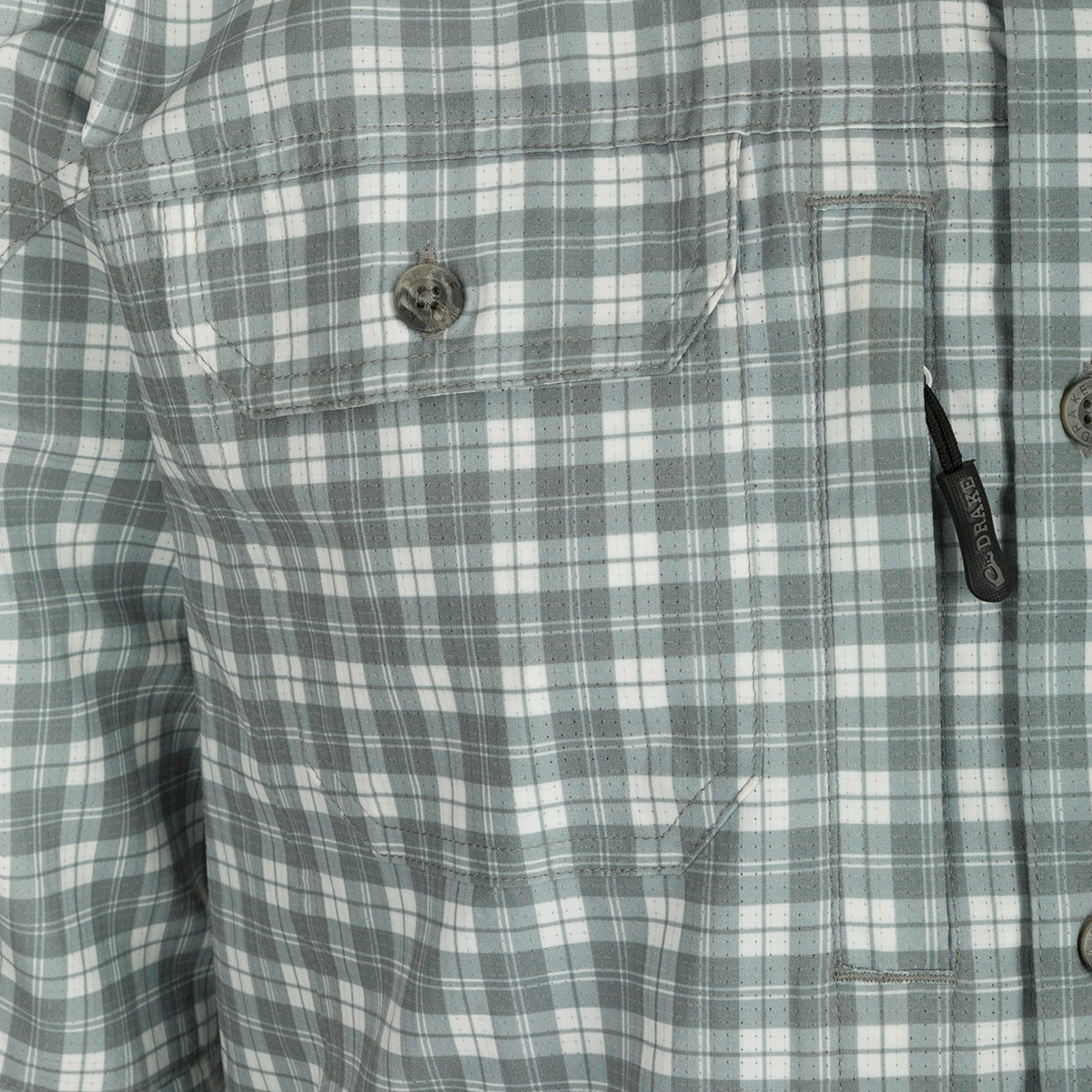Hunter Creek Check Plaid Long Sleeve Shirt for Men - Classic Flannel Button Down Casual Shirt - Perfect for Outdoor Activities, Camping, and Fall Fashion