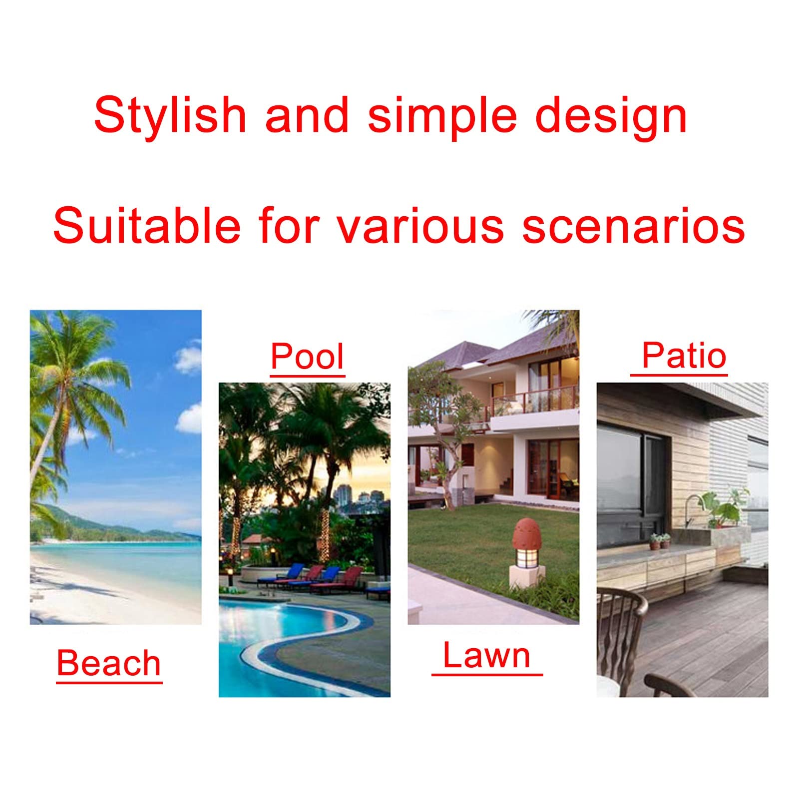 9ft/10ft Outdoor Patio Umbrella with Crank - Sun Protection Garden & Beach Umbrella for Tables & Chairs - Ventilated Design for Poolside, Backyard & Outdoor Dining Areas