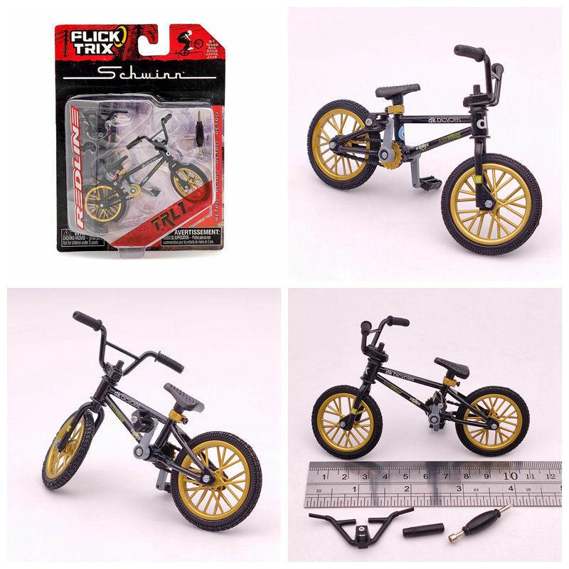 Premium Finger Bike FLICK TRIX Mini BMX Diecast Model Toy - Collectible Miniature Bicycle for Kids & Adults - Perfect for Office Desk Decor, Stress Relief, and Gift Giving