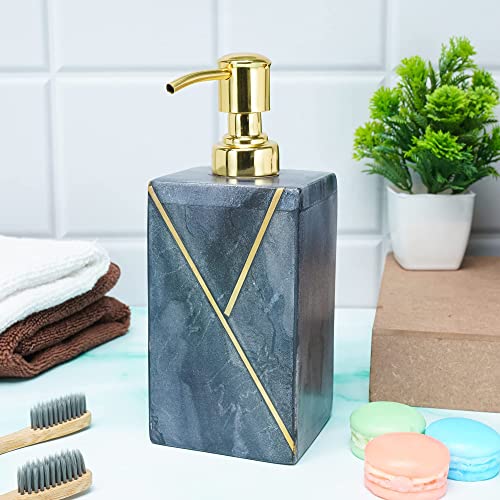 #17 Black Marble Dispenser