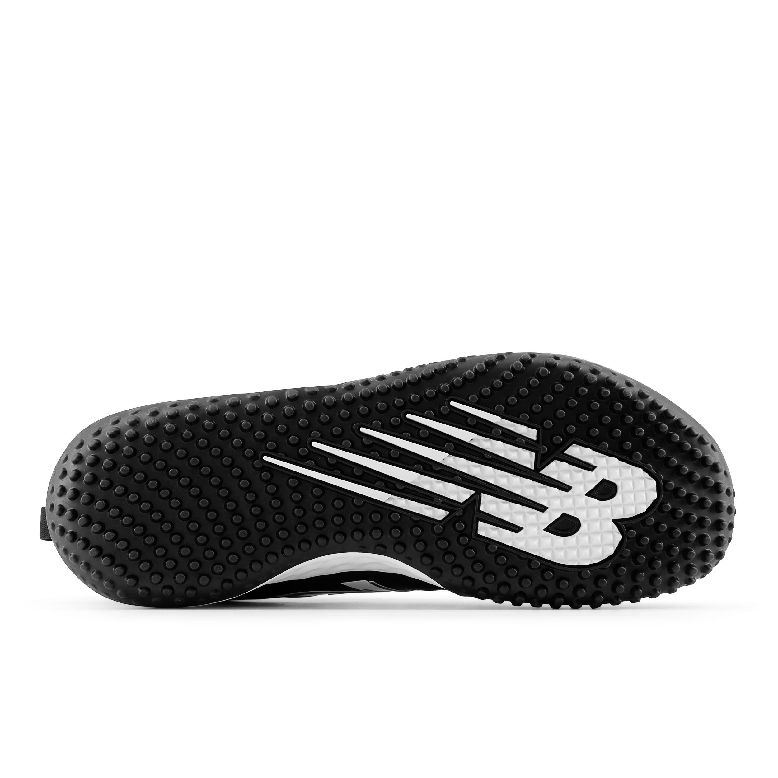New Balance 3000v6 Black & White Turf Soccer Cleats - Lightweight Football Shoes for Artificial Grass Training & Matches